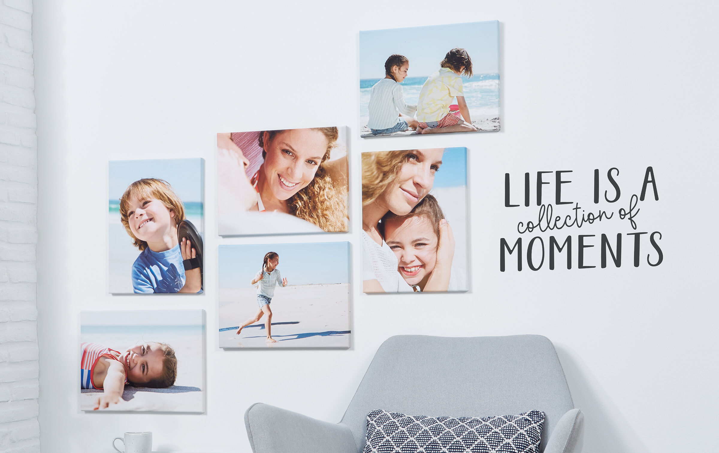 Fotowand gestalten – Bilderwand Ideen | CEWE