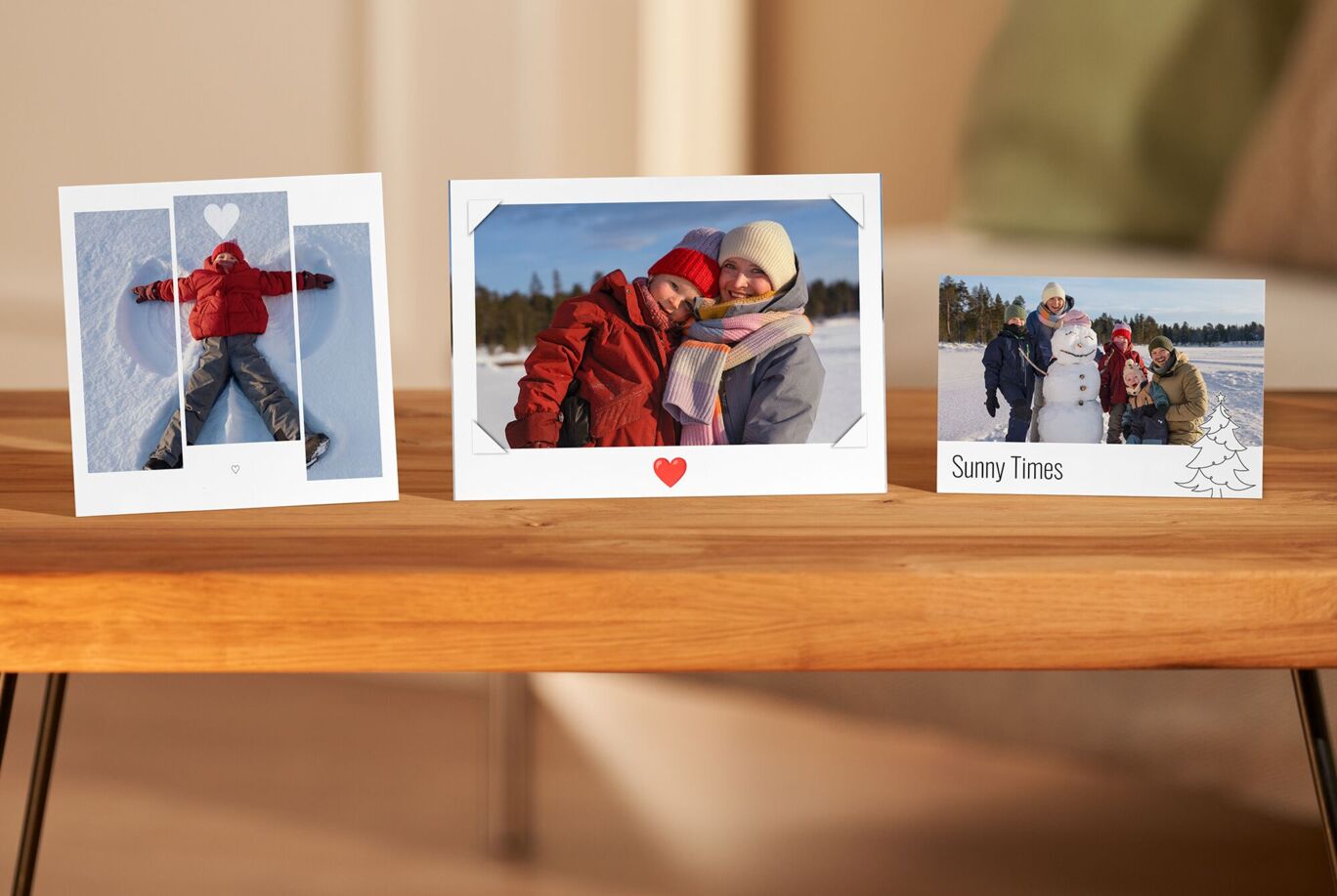 Sofortfotos mit Design