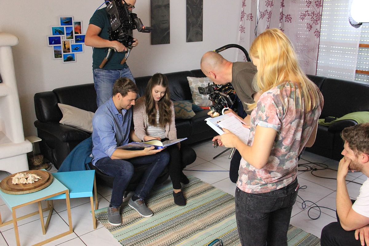 Kamerateam beim Dreh