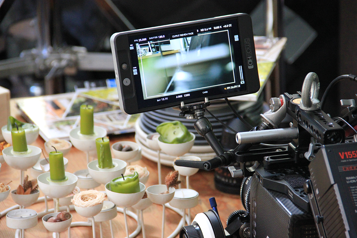 Blick auf die Kamera