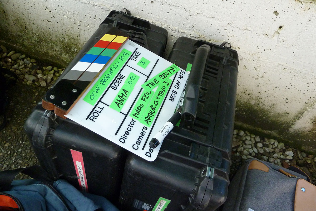 Die original Film-Klappe