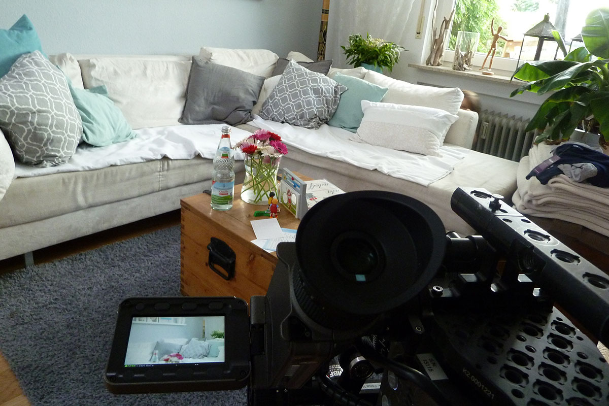 Ein Blick aufs Film-Set