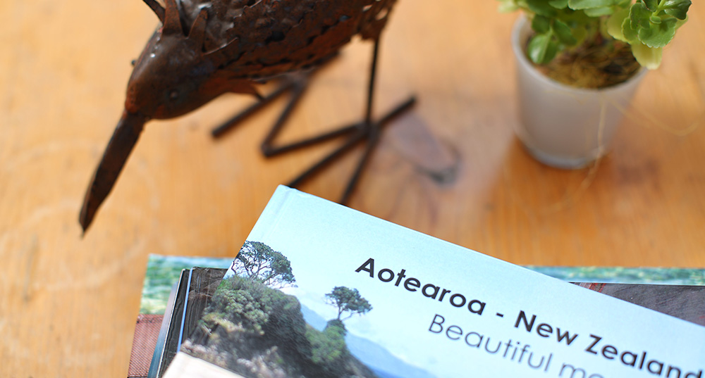 Detailansicht von Ingrid Benedikts Neuseelandbuch