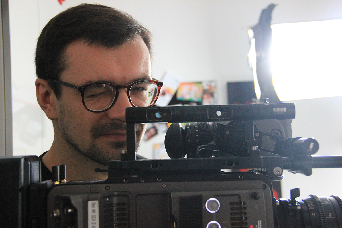 der Mann hinter der Kamera