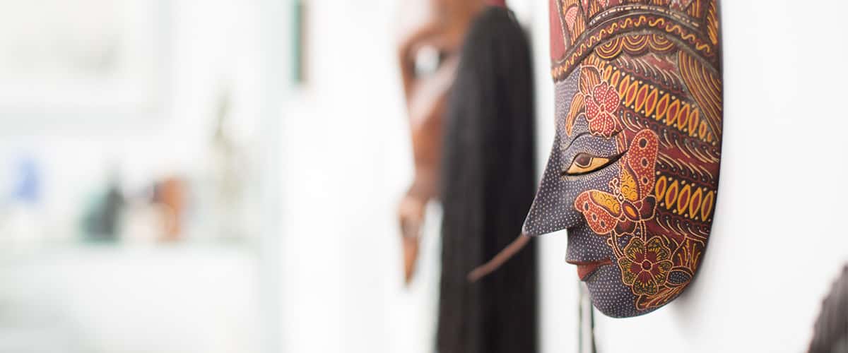 Indonesische Wandmaske