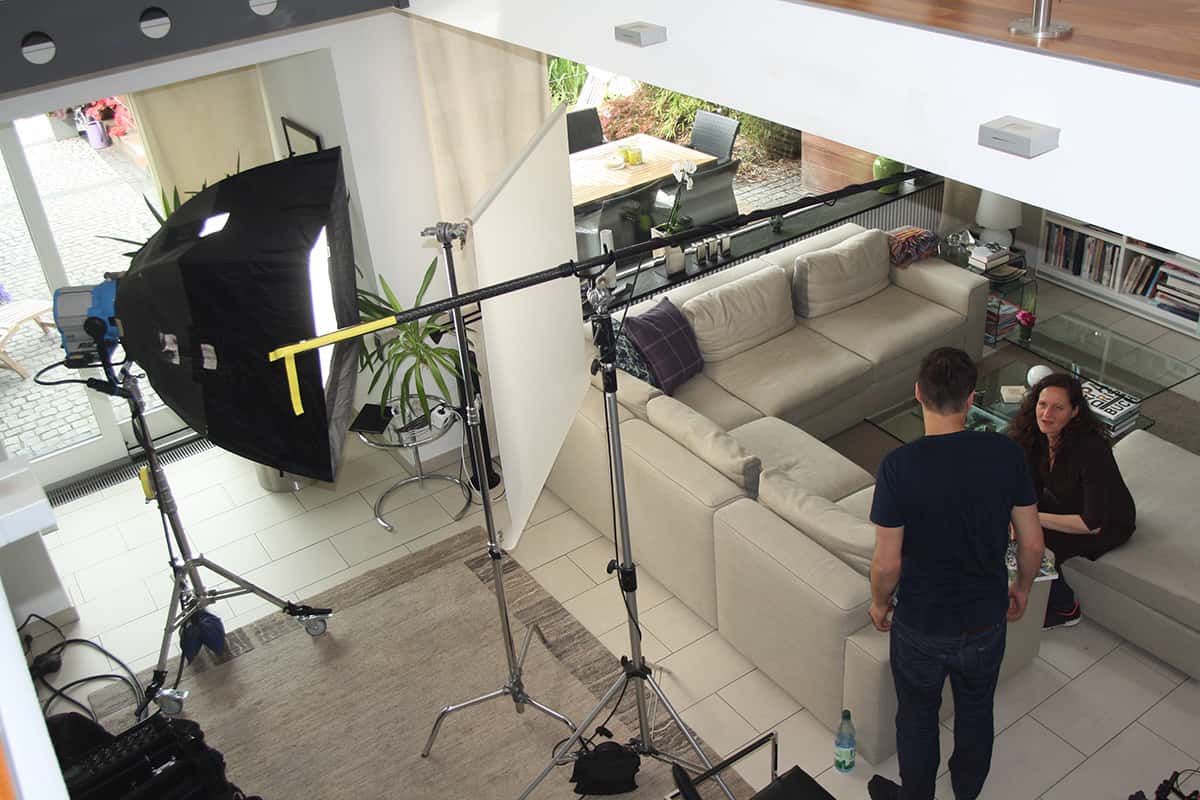 Belichtung des Raumes