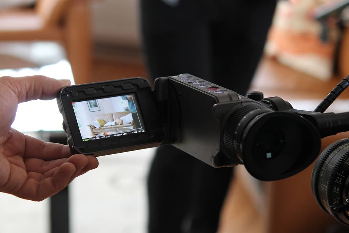 Nahaufnahme einer Kamera