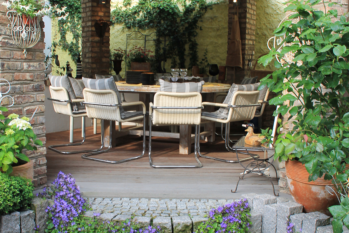 gemütliche Sitzecke der Familie Platzek