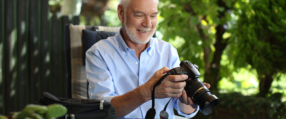 Ronny Stäger bei seinem Hobby: der Fotografie