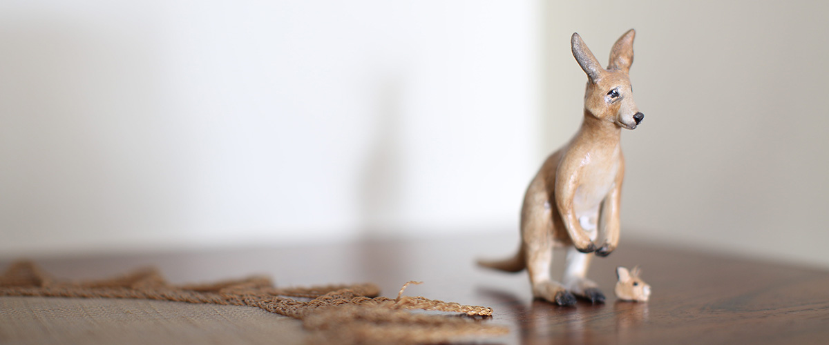 Kanguru als Reiseerinnerung